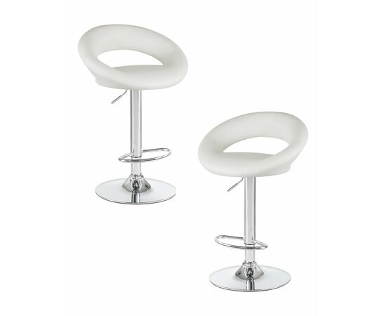 Набор 2 шт Стул барный DOBRIN MIRA, белый, Вариант: белый | Интернет магазин мебели и декора LifeDekor