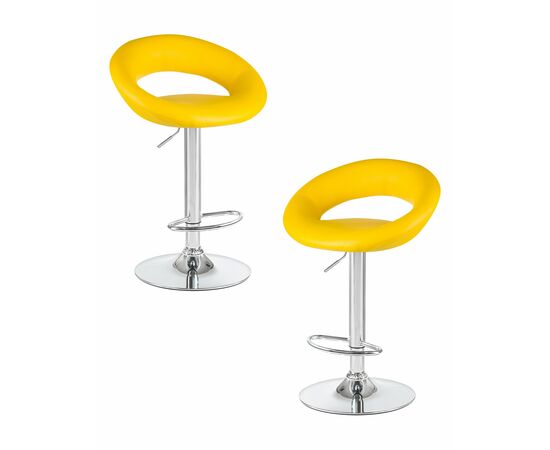 Набор 2 шт Стул барный DOBRIN MIRA, жёлтый, Вариант: жёлтый | Интернет магазин мебели и декора LifeDekor