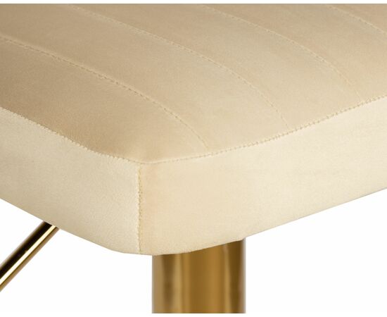 Набор 2 шт Стул барный DOBRIN CHARLY GOLD, бежевый велюр (MJ9-10), Вариант: бежевый велюр (MJ9-10), изображение 9 | Интернет магазин мебели и декора LifeDekor