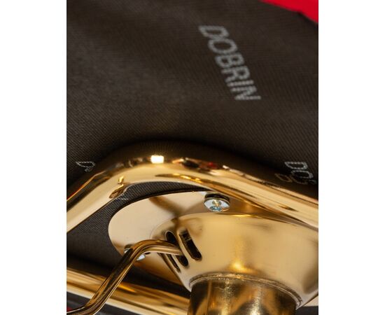 Набор 2 шт Стул барный DOBRIN CHARLY GOLD, красный велюр (MJ9-45), Вариант: красный велюр (MJ9-45), изображение 10 | Интернет магазин мебели и декора LifeDekor