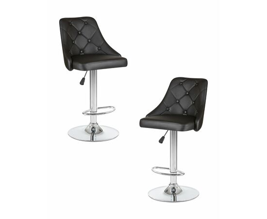 Набор 2 шт Стул барный DOBRIN JOSEPH, чёрный, Вариант: чёрный | Интернет магазин мебели и декора LifeDekor