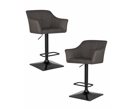 Набор 2 шт Стул барный DOBRIN RALF, темно-серый (LAR-106D-26), Вариант: темно-серый (LAR-106D-26) | Интернет магазин мебели и декора LifeDekor