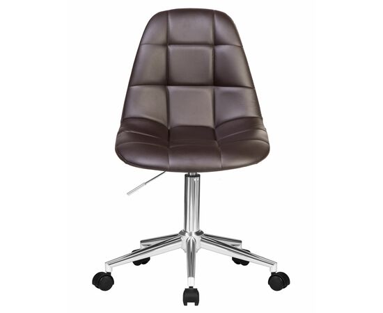 Набор 2 шт Офисное кресло для персонала DOBRIN MONTY, коричневый, Вариант: коричневый, изображение 7 | Интернет магазин мебели и декора LifeDekor