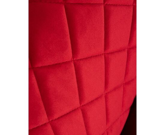 Набор 2 шт Стул обеденный DOBRIN ROBERT, черные матовые ножки, велюр V108-37 Бордовый, Вариант: черные матовые ножки, велюр V108-37 Бордовый, изображение 9 | Интернет магазин мебели и декора LifeDekor