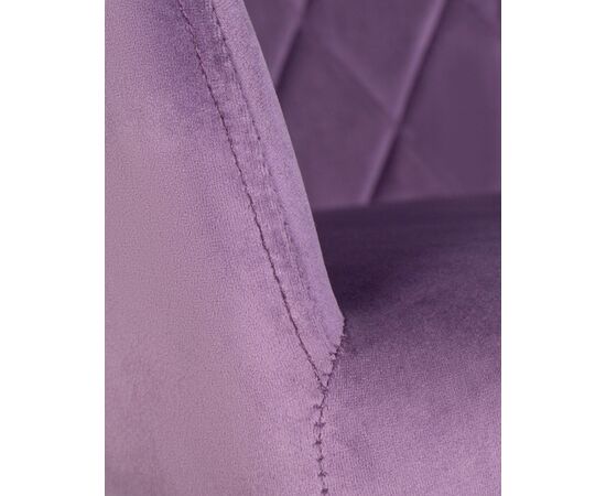 Набор 2 шт Стул обеденный DOBRIN ROBERT, черные матовые ножки, велюр V108-45 Темно-фиолетовый, Вариант: черные матовые ножки, велюр V108-45 Темно-фиолетовый, изображение 8 | Интернет магазин мебели и декора LifeDekor