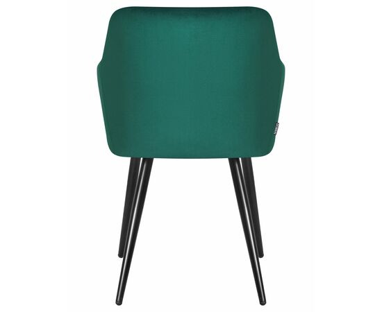Набор 2 шт Стул обеденный DOBRIN ROBERT, черные матовые ножки, велюр V108-64 Зелёный, Вариант: черные матовые ножки, велюр V108-64 Зелёный, изображение 6 | Интернет магазин мебели и декора LifeDekor