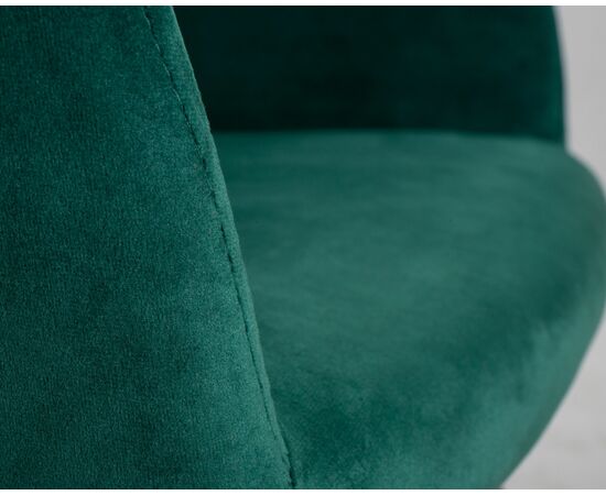 Набор 2 шт Стул обеденный DOBRIN ROBERT, черные матовые ножки, велюр V108-64 Зелёный, Вариант: черные матовые ножки, велюр V108-64 Зелёный, изображение 11 | Интернет магазин мебели и декора LifeDekor