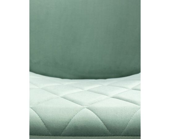 Набор 2 шт Стул обеденный DOBRIN ROBERT, черные матовые ножки, велюр V108-118 Мятный, Вариант: черные матовые ножки, велюр V108-118 Мятный, изображение 9 | Интернет магазин мебели и декора LifeDekor