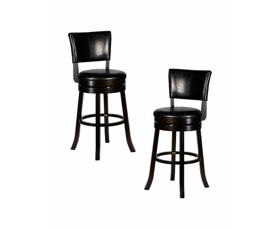 Набор 2 шт Вращающийся полубарный стул DOBRIN JOHN COUNTER, капучино, черный, Вариант: капучино, чёрный | Интернет магазин мебели и декора LifeDekor