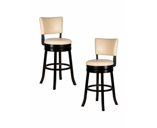 Набор 2 шт Вращающийся полубарный стул DOBRIN JOHN COUNTER, капучино, кремовый, Вариант: капучино, кремовый | Интернет магазин мебели и декора LifeDekor