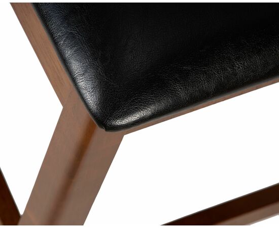 Набор 2 шт Стул полубарный DOBRIN GARRY COUNTER, шоколад, черный, Вариант: шоколад, чёрный, изображение 8 | Интернет магазин мебели и декора LifeDekor