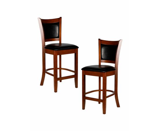 Набор 2 шт Стул полубарный DOBRIN GARRY COUNTER, шоколад, черный, Вариант: шоколад, чёрный | Интернет магазин мебели и декора LifeDekor