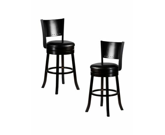 Набор 2 шт Вращающийся полубарный стул DOBRIN TONY COUNTER, капучино, черный, Вариант: капучино, чёрный | Интернет магазин мебели и декора LifeDekor