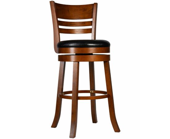 Набор 2 шт Вращающийся полубарный стул DOBRIN WILLIAM COUNTER, шоколад, черный, Вариант: шоколад, чёрный, изображение 7 | Интернет магазин мебели и декора LifeDekor