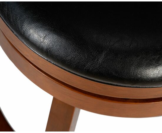 Набор 2 шт Вращающийся полубарный стул DOBRIN WILLIAM COUNTER, шоколад, черный, Вариант: шоколад, чёрный, изображение 9 | Интернет магазин мебели и декора LifeDekor