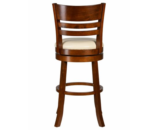 Набор 2 шт Вращающийся полубарный стул DOBRIN WILLIAM COUNTER, шоколад, кремовый, Вариант: шоколад, кремовый, изображение 5 | Интернет магазин мебели и декора LifeDekor