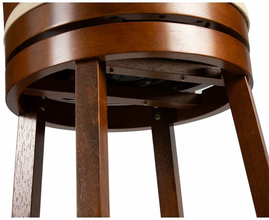 Набор 2 шт Вращающийся полубарный стул DOBRIN WILLIAM COUNTER, шоколад, кремовый, Вариант: шоколад, кремовый, изображение 11 | Интернет магазин мебели и декора LifeDekor