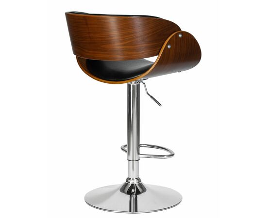 Набор 2 шт Стул барный DOBRIN JOHN, цвет сиденья черный глянец PU ABD 002, Вариант: цвет сиденья черный глянец PU ABD 002, изображение 5 | Интернет магазин мебели и декора LifeDekor