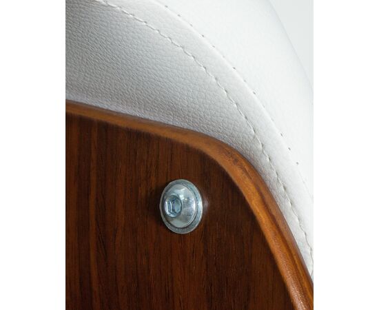 Набор 2 шт Стул барный DOBRIN OSTIN, цвет белый PU ABA 008, Вариант: цвет белый PU ABA 008, изображение 8 | Интернет магазин мебели и декора LifeDekor