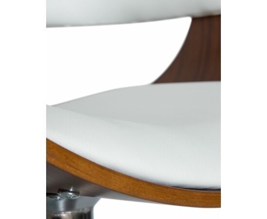 Набор 2 шт Стул барный DOBRIN OSTIN, цвет белый PU ABA 008, Вариант: цвет белый PU ABA 008, изображение 9 | Интернет магазин мебели и декора LifeDekor