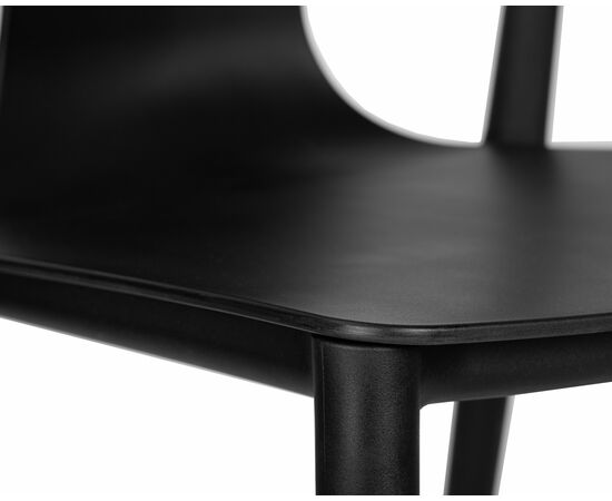 Набор 4 шт Стул обеденный DOBRIN ADAM, черный, Вариант: чёрный, изображение 8 | Интернет магазин мебели и декора LifeDekor