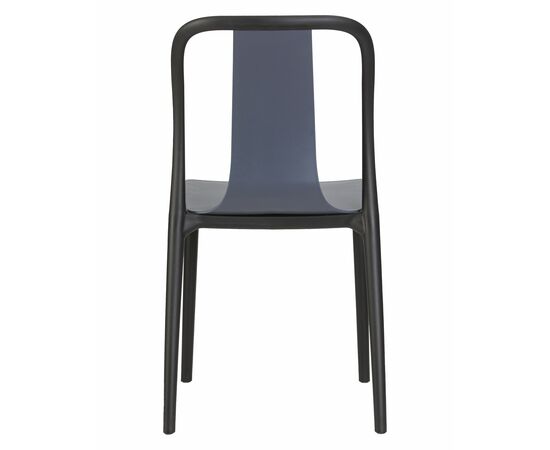 Набор 4 шт Стул обеденный DOBRIN ADAM, черный/серо-голубой, Вариант: черный/серо-голубой, изображение 6 | Интернет магазин мебели и декора LifeDekor