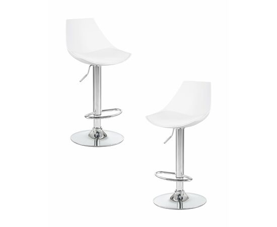 Набор 2 шт Стул барный DOBRIN ROCKY, белый, Вариант: белый | Интернет магазин мебели и декора LifeDekor