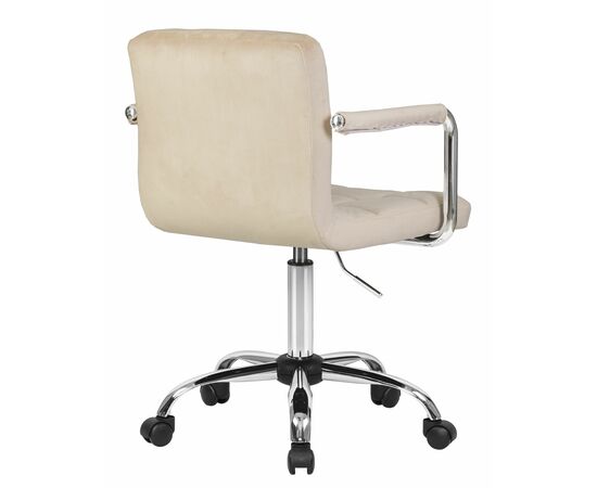 Набор 2 шт Офисное кресло для персонала DOBRIN TERRY, бежевый велюр (MJ9-10), Вариант: бежевый велюр (MJ9-10), изображение 5 | Интернет магазин мебели и декора LifeDekor