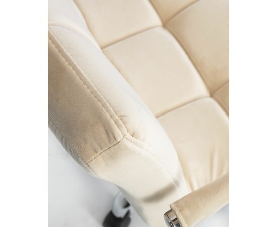 Набор 2 шт Офисное кресло для персонала DOBRIN TERRY, бежевый велюр (MJ9-10), Вариант: бежевый велюр (MJ9-10), изображение 8 | Интернет магазин мебели и декора LifeDekor