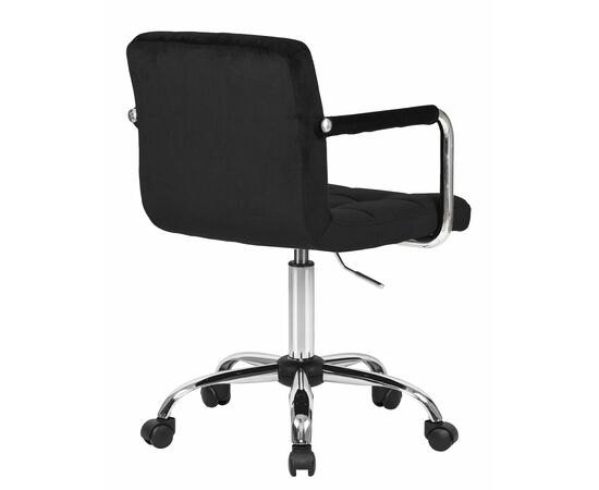 Набор 2 шт Офисное кресло для персонала DOBRIN TERRY, черный велюр (MJ9-101), Вариант: черный велюр (MJ9-101), изображение 5 | Интернет магазин мебели и декора LifeDekor