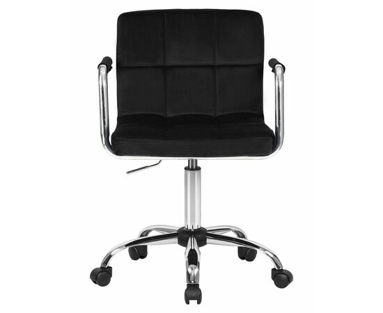 Набор 2 шт Офисное кресло для персонала DOBRIN TERRY, черный велюр (MJ9-101), Вариант: черный велюр (MJ9-101), изображение 7 | Интернет магазин мебели и декора LifeDekor