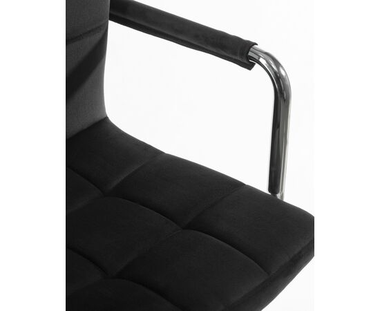 Набор 2 шт Офисное кресло для персонала DOBRIN TERRY, черный велюр (MJ9-101), Вариант: черный велюр (MJ9-101), изображение 9 | Интернет магазин мебели и декора LifeDekor