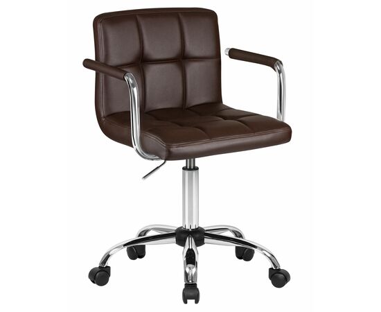 Набор 2 шт Офисное кресло для персонала DOBRIN TERRY, коричневый, Вариант: коричневый, изображение 2 | Интернет магазин мебели и декора LifeDekor