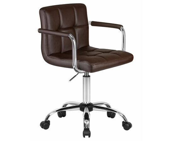 Набор 2 шт Офисное кресло для персонала DOBRIN TERRY, коричневый, Вариант: коричневый, изображение 3 | Интернет магазин мебели и декора LifeDekor