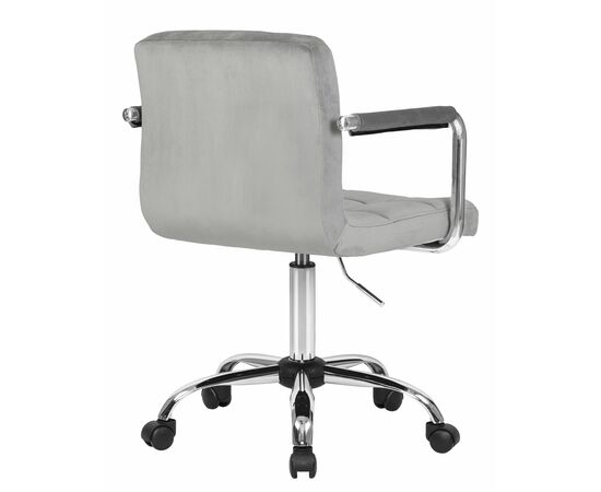 Набор 2 шт Офисное кресло для персонала DOBRIN TERRY, серый велюр (MJ9-75), Вариант: серый велюр (MJ9-75), изображение 5 | Интернет магазин мебели и декора LifeDekor