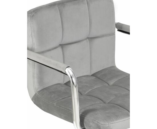 Набор 2 шт Офисное кресло для персонала DOBRIN TERRY, серый велюр (MJ9-75), Вариант: серый велюр (MJ9-75), изображение 8 | Интернет магазин мебели и декора LifeDekor