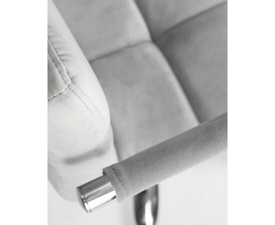 Набор 2 шт Офисное кресло для персонала DOBRIN TERRY, серый велюр (MJ9-75), Вариант: серый велюр (MJ9-75), изображение 9 | Интернет магазин мебели и декора LifeDekor