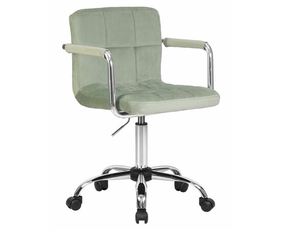 Набор 2 шт Офисное кресло для персонала DOBRIN TERRY, мятный велюр (MJ9-87), Вариант: мятный велюр (MJ9-87), изображение 2 | Интернет магазин мебели и декора LifeDekor