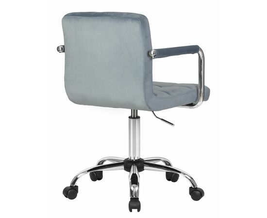 Набор 2 шт Офисное кресло для персонала DOBRIN TERRY, пудрово-голубой велюр (MJ9-74), Вариант: пудрово-голубой велюр (MJ9-74), изображение 5 | Интернет магазин мебели и декора LifeDekor