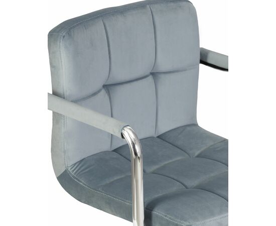 Набор 2 шт Офисное кресло для персонала DOBRIN TERRY, пудрово-голубой велюр (MJ9-74), Вариант: пудрово-голубой велюр (MJ9-74), изображение 8 | Интернет магазин мебели и декора LifeDekor
