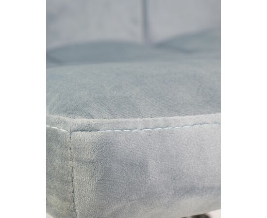 Набор 2 шт Офисное кресло для персонала DOBRIN TERRY, пудрово-голубой велюр (MJ9-74), Вариант: пудрово-голубой велюр (MJ9-74), изображение 10 | Интернет магазин мебели и декора LifeDekor