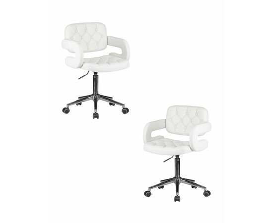 Набор 2 шт Офисное кресло для персонала DOBRIN LARRY, белый, Вариант: белый | Интернет магазин мебели и декора LifeDekor