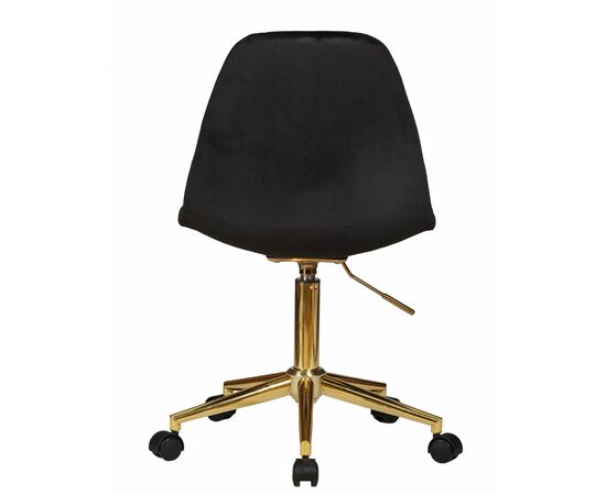Набор 2 шт Офисное кресло для персонала DOBRIN MONTY GOLD, чёрный велюр (MJ9-101), Вариант: черный велюр (MJ9-101), изображение 6 | Интернет магазин мебели и декора LifeDekor