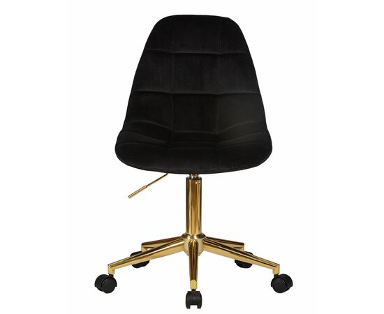 Набор 2 шт Офисное кресло для персонала DOBRIN MONTY GOLD, чёрный велюр (MJ9-101), Вариант: черный велюр (MJ9-101), изображение 7 | Интернет магазин мебели и декора LifeDekor
