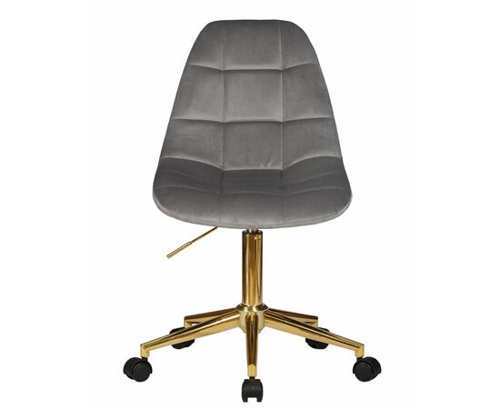 Набор 2 шт Офисное кресло для персонала DOBRIN MONTY GOLD, серый велюр (MJ9-75), Вариант: серый велюр (MJ9-75), изображение 7 | Интернет магазин мебели и декора LifeDekor