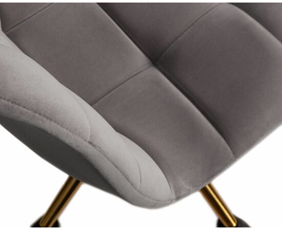 Набор 2 шт Офисное кресло для персонала DOBRIN MONTY GOLD, серый велюр (MJ9-75), Вариант: серый велюр (MJ9-75), изображение 10 | Интернет магазин мебели и декора LifeDekor