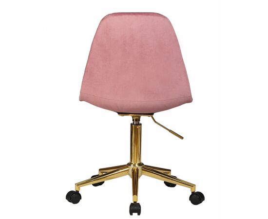 Набор 2 шт Офисное кресло для персонала DOBRIN MONTY GOLD, розовый велюр (MJ9-32), Вариант: розовый велюр (MJ9-32), изображение 6 | Интернет магазин мебели и декора LifeDekor