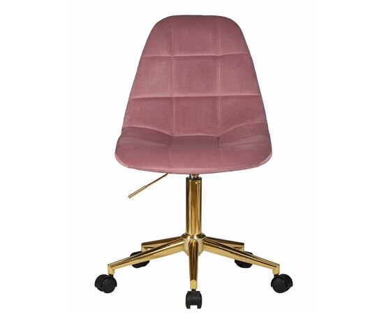 Набор 2 шт Офисное кресло для персонала DOBRIN MONTY GOLD, розовый велюр (MJ9-32), Вариант: розовый велюр (MJ9-32), изображение 7 | Интернет магазин мебели и декора LifeDekor