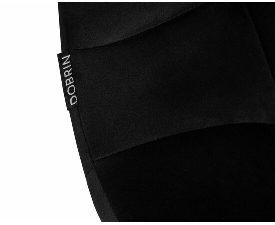 Набор 2 шт Стул барный DOBRIN NICOLE, черные матовые ножки, черный велюр (108-77), Вариант: черные матовые ножки, черный велюр (108-77), изображение 9 | Интернет магазин мебели и декора LifeDekor