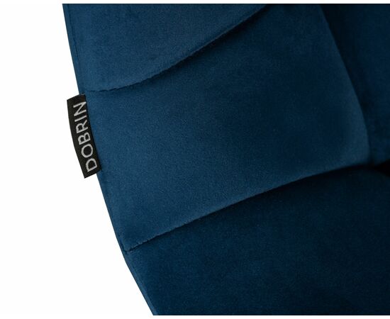 Набор 2 шт Стул барный DOBRIN NICOLE, черные матовые ножки, темно-синий велюр (108-95), Вариант: черные матовые ножки, темно-синий велюр (108-95), изображение 9 | Интернет магазин мебели и декора LifeDekor